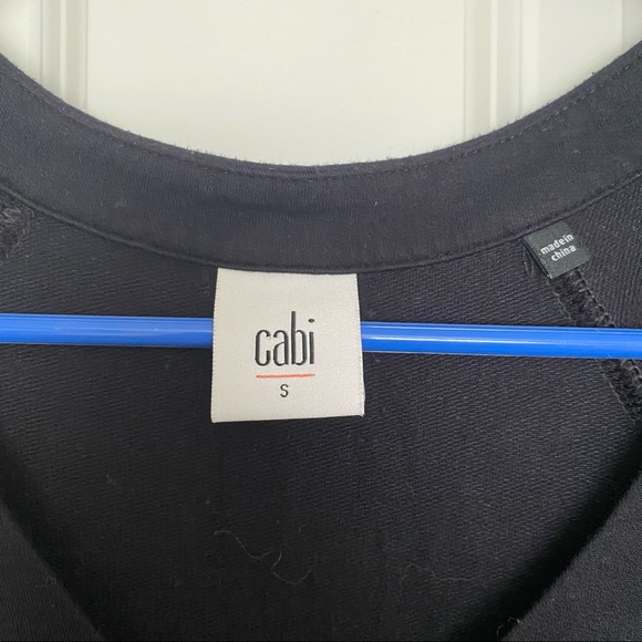 Cabi Black Gala Sweatshirt Style 3415 Size Small - Picture 4 of 8